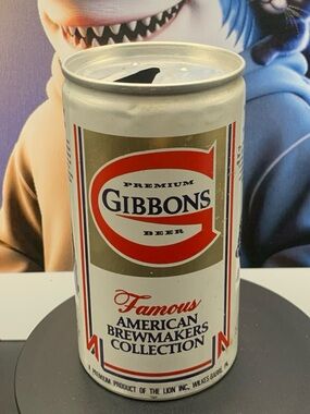 Vintage Beer Can Gibbons Famous American Brewmakers William Penn Empty Aluminum
